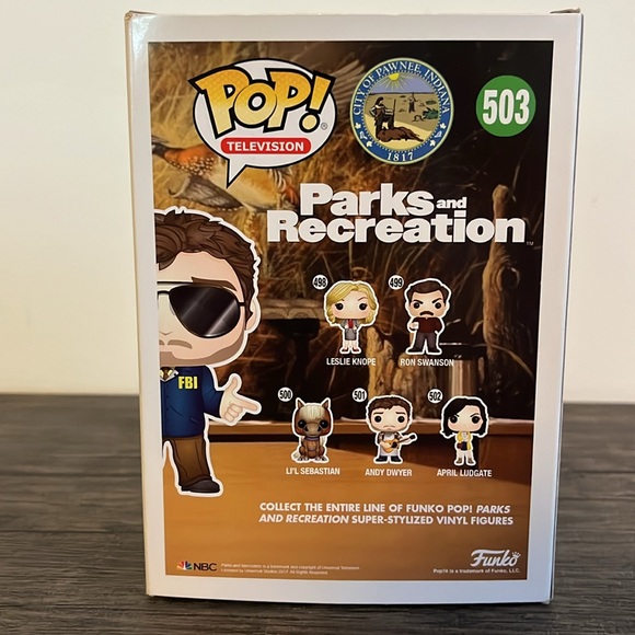 Parks and Recreation Bert Macklin Funko - Picture 3 of 5